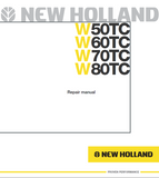 New Holland W80TC Wheel Loader Service Repair Manual