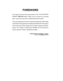 Toyota 5FBE13 Forklift Service Repair Manual