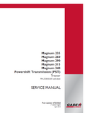 CASE IH Magnum 235 Powershift Transmission (PST) Tractor Service Repair Manual (PIN ZCRD02585 and above)