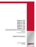 CASE IH Magnum 370 Continuously Variable Transmission (CVT) Tractor Service Repair Manual (PIN ZCRD02588 and above)