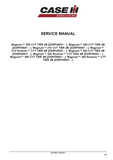 CASE IH Magnum 280 Continuously Variable Transmission (CVT) Tier 4B Tractor Service Repair Manual (PIN ZGRF05001 and above; PIN ZHRF01001 and above)