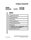 CASE CX36B MINI EXCAVATOR Service Repair Manual