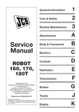 JCB 180T 180THF Robot Service Repair Manual SN:1162000 Onwards
