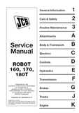 JCB 170 170HF Robot Service Repair Manual SN:680001 Onwards