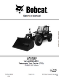 Bobcat V723 VersaHANDLER Telescopic Forklift Service Repair Manual (S/N B4C311001 & Above)