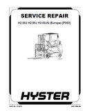 Hyster F003 (H2.50J Europe) Forklift Service Repair Manual