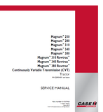 CASE IH Magnum™ 310 Rowtrac™ CVT TIER 4B Tractor Service Repair Manual (PIN ZJRF04001 and above)