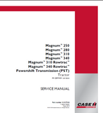 CASE IH Magnum 340 Tractor Service Repair Manual (PIN ZJRF94001 and above)