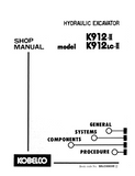 KOBELCO K912LC-II HYDRAULIC EXCAVATOR Service Repair Manual SN:YC-0301 and up