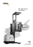Crown SP3400 Series Forklift Parts Catalogue Manual