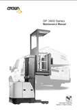 Crown SP3400 Series Forklift Service Repair Manual