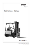 Crown SC3200 Series Forklift Service Repair Manual