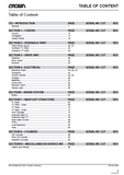 Crown SX3000 Series Forklift Parts Catalogue Manual