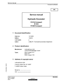 LIEBHERR R920 Compact Hydraulic Excavator Service Repair Manual