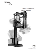 Crown TSP6000 Series Turret Order Picker Parts Catalogue Manual