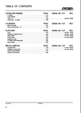 Crown SP3400 (FOUR-POINT) Series Forklift Parts Catalogue Manual