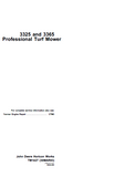 John Deere 3365 Professional Turf Mower Service Repair Manual (tm1427)