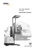 Crown SP3400 (FOUR-POINT) Series Forklift Service Repair Manual