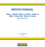 New Holland 9060L Grape Harvester Service Repair Manual