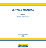 New Holland 9090X Europe F4HE9687 Grape Harvester Service Repair Manual