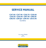 New Holland CX8.80 Combine Harvesters Service Repair Manual