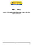 New Holland CX8.85 Combine Harvesters Service Repair Manual