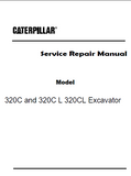 Caterpillar Cat 320C L 320CL Excavator (Prefix SBN) Service Repair Manual (SBN00001 and up)