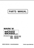Kobelco SK480 MARK Ⅵ Crawler Excavator Parts Catalogue Manual SN:LS08-01236 and up