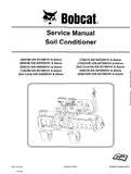 Bobcat 60SCM Soil Conditioner Service Repair Manual S/N A5PS00101 And Above