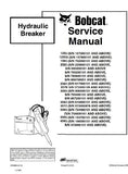 Bobcat 3570 Hydraulic Breaker Service Repair Manual S/N 573500878 AND Above