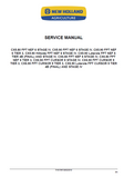 New Holland CX5.90 FPT NEF 6 STAGE IV Combine Harvester Service Repair Manual