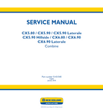 New Holland CX5.90 FPT NEF 6 TIER 3 Combine Harvester Service Repair Manual