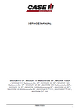 CASE IH MAXXUM 140 Multicontroller EP Tier 4A Tractor Service Repair Manual