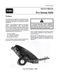 Toro Pro Sweep 5200 Service Repair Manual