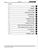 Hyster G007 (H8.00XM) Forklift Parts Catalogue Manual