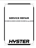 Hyster K005 (6 H4.00XMS-6 Europe) Forklift Service Repair Manual