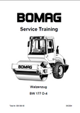 Bomag BW 177 D-4 Single Drum Rollers Service Repair Manual