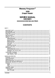 Massey Ferguson 5200 Draper Header Service Repair Manual (S/N: CHDW1999 AND PRIOR)