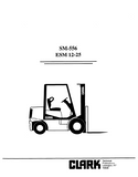 Clark ESM 12-25 Forklift Service Repair Manual