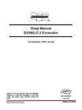 Daewoo Doosan DX380LC-3 Excavator Service Repair Manual (Serial Number 10001 and Up)