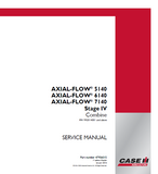 CASE IH AXIAL-FLOW 6140 Stage IV Combine Service Repair Manual (PIN YFG014001 and above)