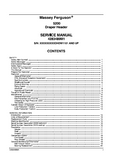 Massey Ferguson 5200 Draper Header Service Repair Manual (S/N: DHDW1101 AND UP)