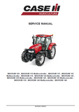 CASE IH MAXXUM 120 Tractor without Multicontroller Service Repair Manual