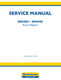 New Holland BR6080 Round Balers Service Repair Manual