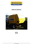 New Holland BR6080 Round Balers Service Repair Manual