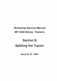 Massey Ferguson MF5360 Tractor Service Repair Manual