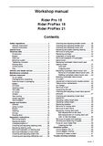 Husqvarna Rider Pro 15 Service Repair Manual