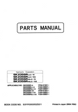 Kobelco SK235SRLC-1E Hydraulic Excavator Parts Catalogue Manual SN: YU04-00801 and up