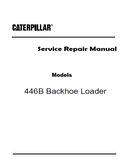 Caterpillar Cat 446B Backhoe Loader (Prefix 5BL) Service Repair Manual (5BL00384-02499)