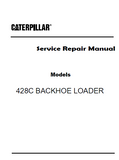 Caterpillar Cat 428C BACKHOE LOADER (Prefix 8RN) Service Repair Manual (8RN00001-04088)